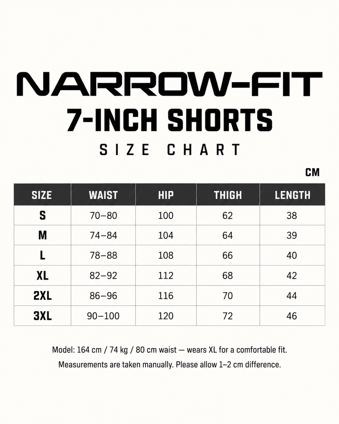 Narrow Fit Performance Shorts — 3-Piece Mix & Match Bundle