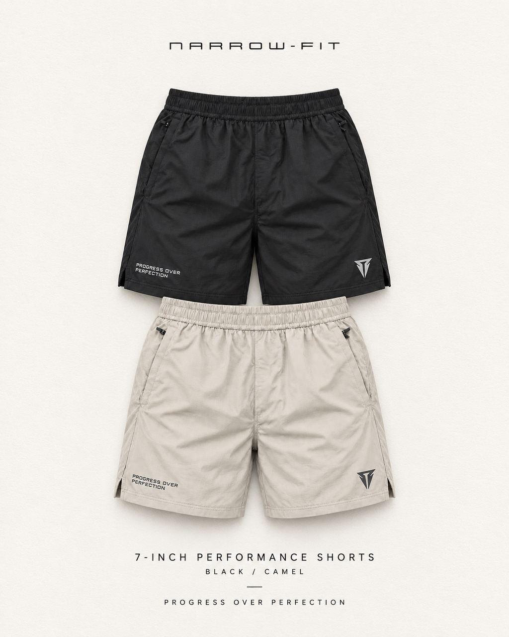 Narrow Fit 7-Inch Soft-Touch Training Shorts