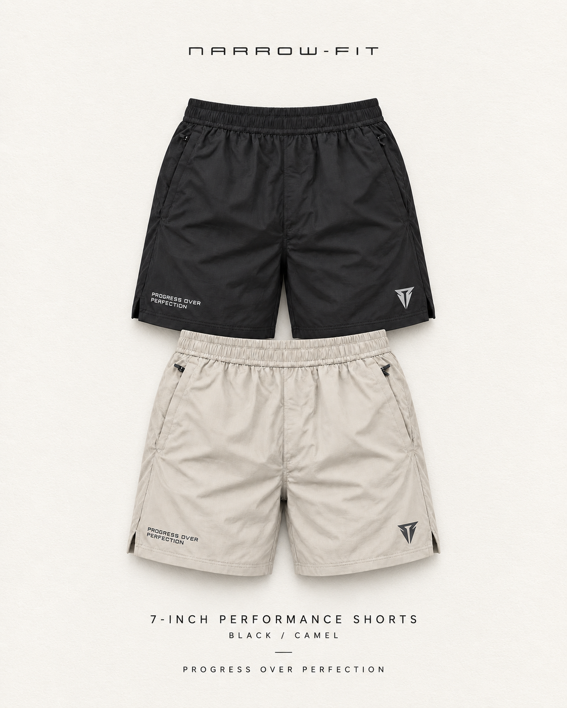Narrow Fit 7-Inch Soft-Touch Training Shorts