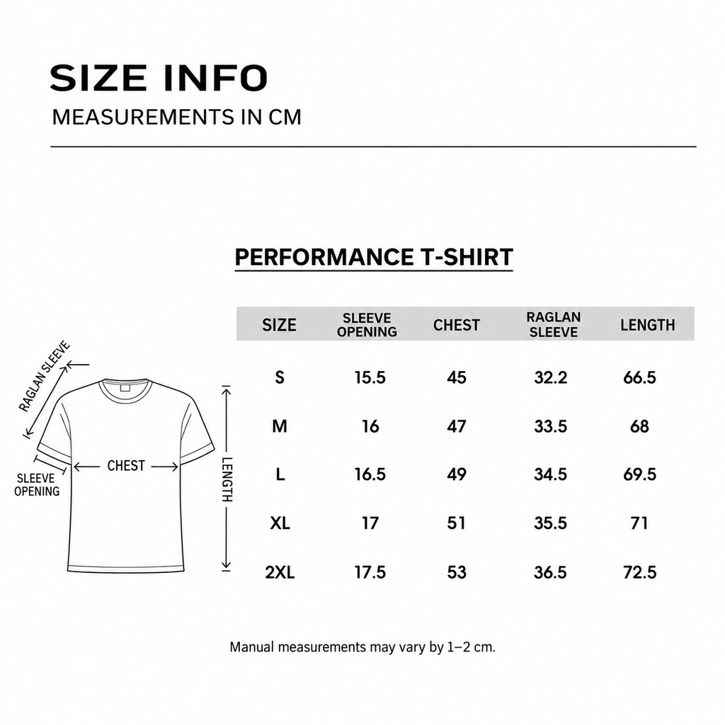 Narrow Fit Performance Set — T-Shirt + 7-Inch Shorts