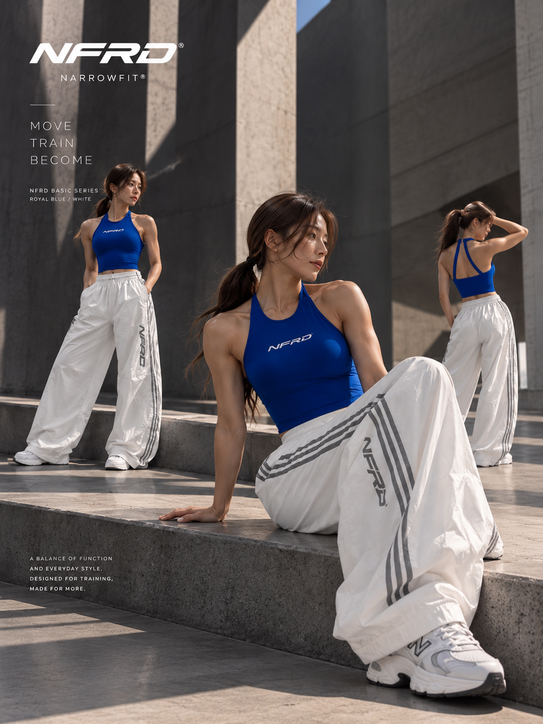 NFRD Basic Series Set — Royal Blue / White