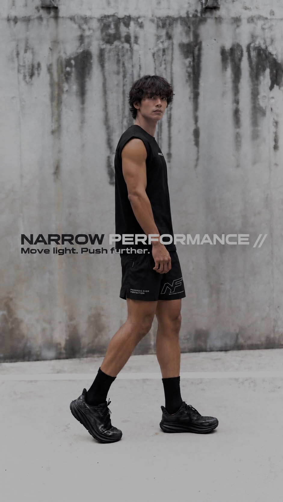 Narrow Fit Performance Set — Tank Top + 4-Inch Shorts