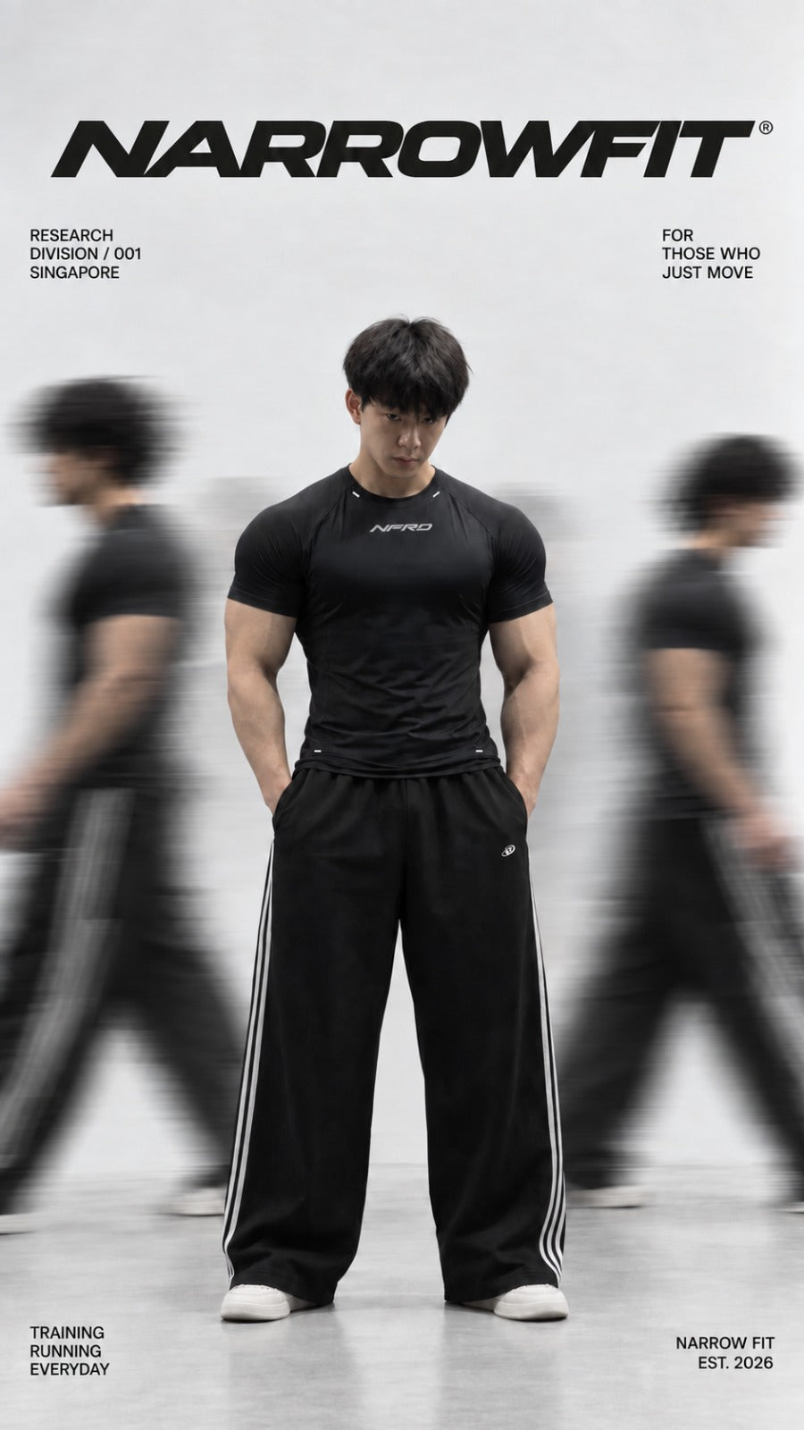 Narrow Fit Performance Dry Fit Top