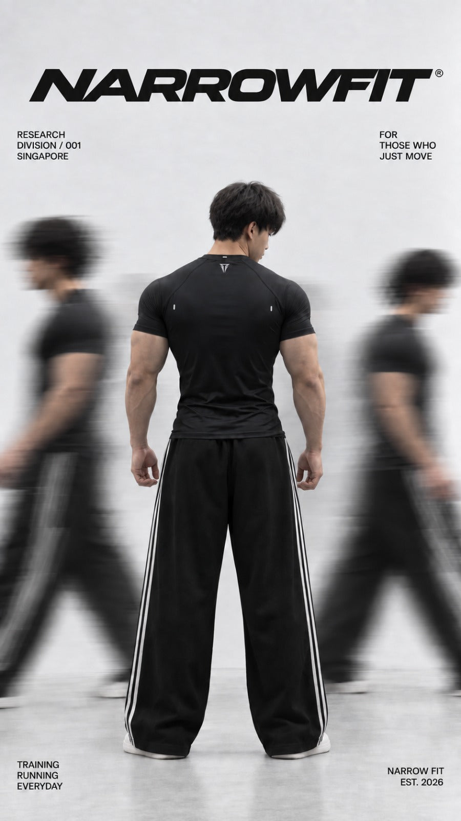 Narrow Fit Performance Dry Fit Top